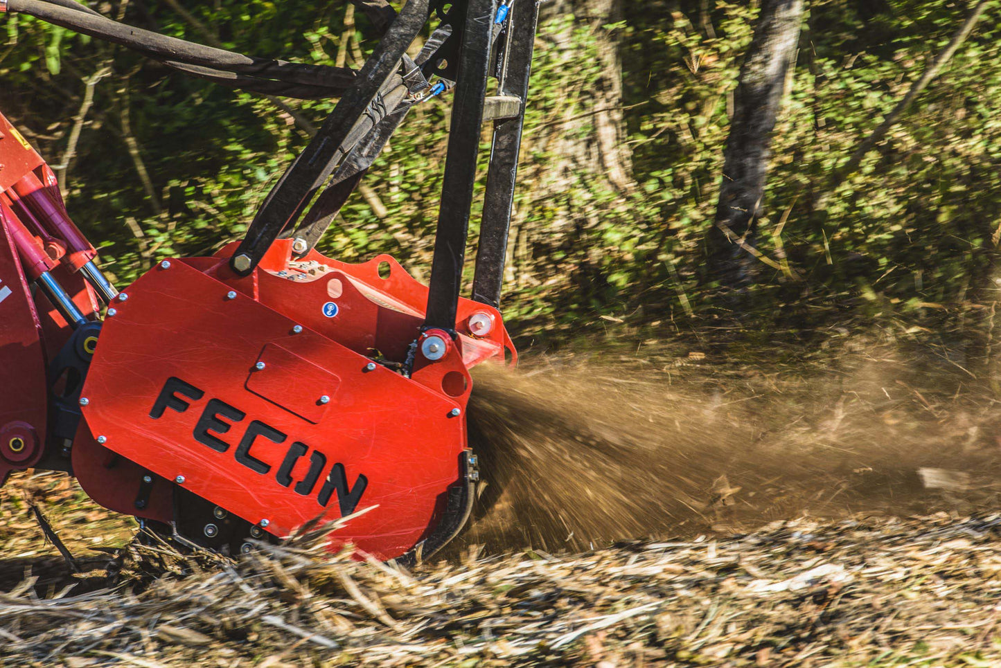 Fecon Bull Hog High Flow Mulching Head | Model BH62SS, BH74SS & BH85SS | Width 50" To 72" | 30–50 GPM | For Skid Steer & Compact Track Loader