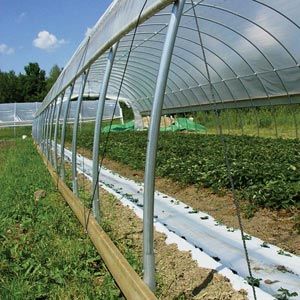 FarmTek GrowSpan Round High Tunnel Greenhouse System | Durable Season Extension | Heavy-Duty Frame