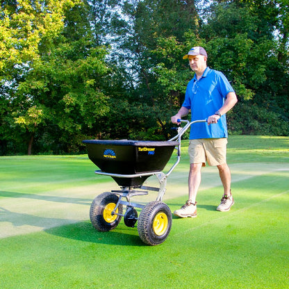 Spyker TurfDresser PRO Spreader | Model SPY80-1S-TD | 12' Spread Width | Hopper Capacity 80 lbs