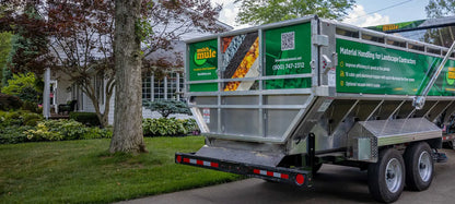 Mulch Mule | MM2BG Base Model | Billy Goat Leaf Vac & Wireless Remote | 24’4” Length | 15 Cu. Yd. Capacity | 8’ Width | For Bulk Material Delivery & Leaf Cleanup