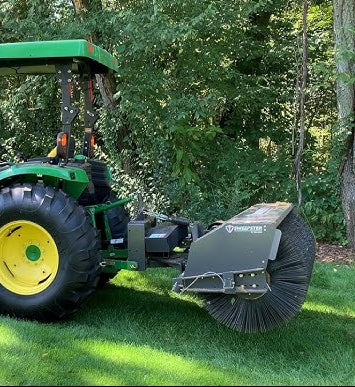 Paladin Broom 3PT Hitch Angle Sweeper | 60″ Working Width | 24″ Diameter | 30 HP Max | For Tractors