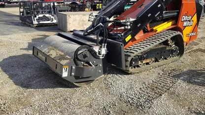Paladin Vibratory Roller | 36" Smooth Drum | 6-9 GPM | For Mini Skid Steer