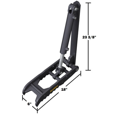 Gentec Equipment Hydraulic Weld-On Thumb | Model HT618 | Size 6"x18" | Machine Size 1.5-3.9 Tons | For Excavators