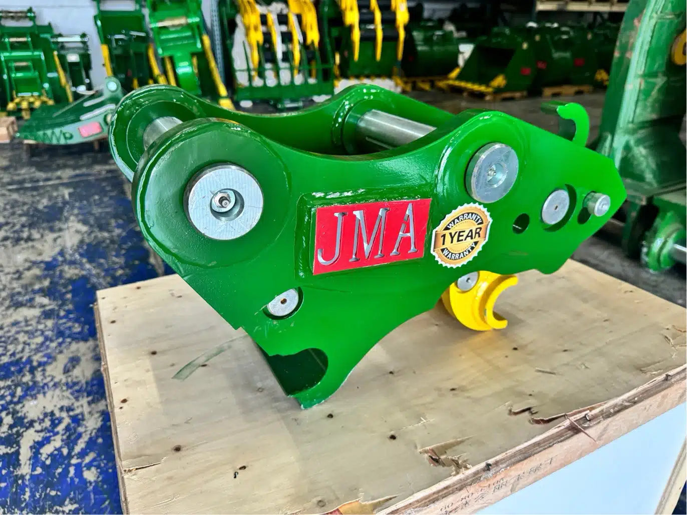 JMA Attachments Hydraulic Quick Coupler | Pin Size 65mm | Carrier Weight 11 – 15 Tons | For Excavators