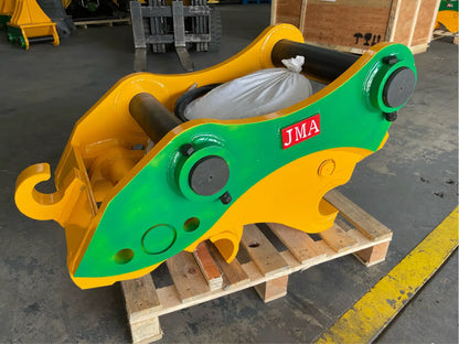 JMA Attachments Hydraulic Quick Coupler | Pin Size 110mm V 100mm | Carrier Weight 33 – 55 Tons | For Excavators