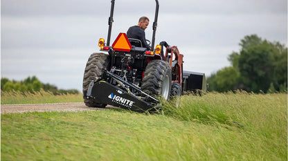 Ignite Attachments 3-Point Sickle Bar Mower | Cutting Width 60" | Horsepower 20 HP | For Tractors