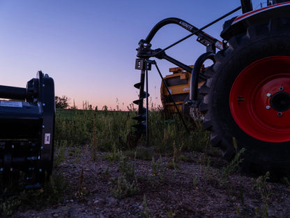 Ignite Attachments 3-Point Auger & Post Hole Digger | 6"/9"/12" Bits | Up to 12-Inch Diameter | 20-45 HP | For Tractors