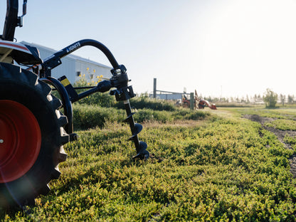Ignite Attachments 3-Point Auger & Post Hole Digger | 6"/9"/12" Bits | Up to 12-Inch Diameter | 20-45 HP | For Tractors