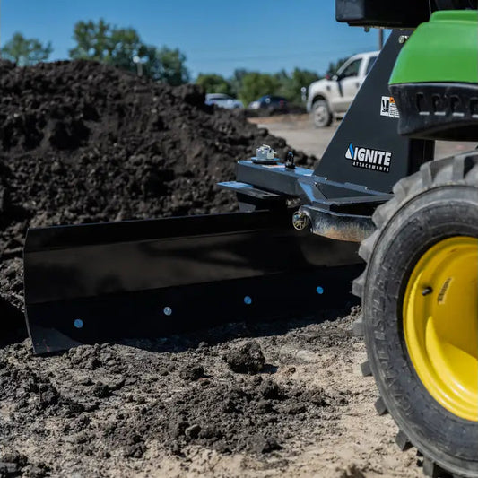 Ignite Attachments 3-Point Angle Blade | Moldboard Width 84" | Overall Length 40" | Horsepower 25-55 HP | For Tractors