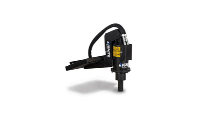 Ignite Attachments Mini Auger | Model 100PH | Overall Width 25" | Max Auger Bit Diameter 24" | Hydraulic Flow 15 GPM | For Mini Skid Steers