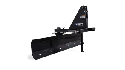 Ignite Attachments 3-Point Angle Blade | Moldboard Width 84" | Overall Length 40" | Horsepower 25-55 HP | For Tractors