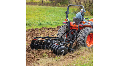 Ignite Attachments 3-Point Disc Harrow | Model DH72 | Working Width 72" | Cultivation Width 75" | Horsepower 22-40 HP | For Tractors