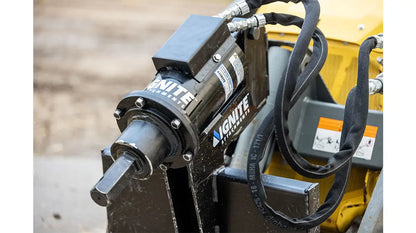 Ignite Attachments Mini Auger | Model 100PH | Overall Width 25" | Max Auger Bit Diameter 24" | Hydraulic Flow 15 GPM | For Mini Skid Steers