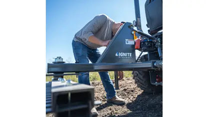 Ignite Attachments 3-Point Tine Rake | Width 84" | Length 40" | Horsepower 60 HP Max | For Tractors