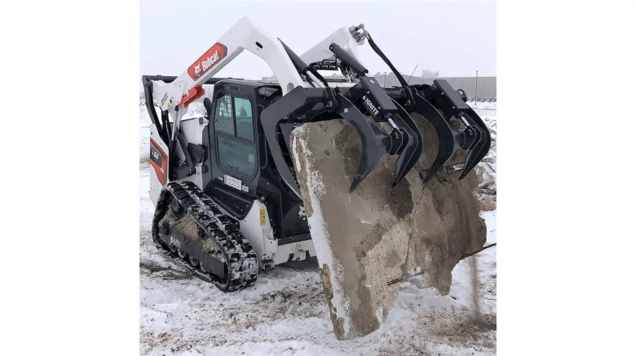 Ignite Attachments Root Grapple | Width 67.9" | Grapple Width 67.1" | Hydraulic Flow 15-25 GPM | For Skid Steers