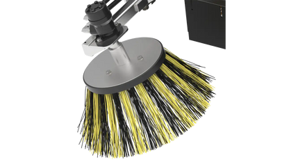 Ignite Attachments Gutter Brush Accessory | Hydraulic Motor 160cc | For 72" & 84" Sweeper Buckets