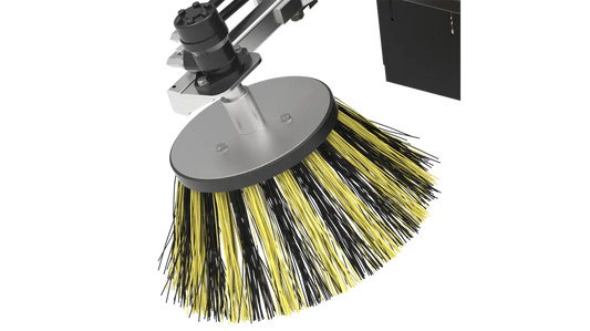 Ignite Attachments Gutter Brush Accessory | Hydraulic Motor 160cc | For 72" & 84" Sweeper Buckets