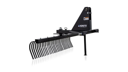Ignite Attachments 3-point Tine Rake | SKU 7494933 | Width 60" | Horsepower up to 60 HP | For Tractors