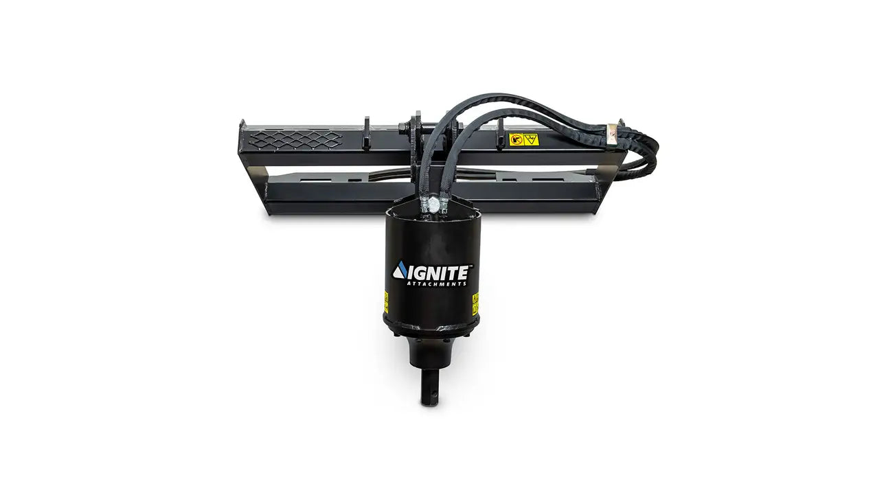 Ignite Attachments Direct-Drive Auger | Model 210PH | Overall Width 45" | Hydraulic Flow 15-30 GPM | For Skid Steers