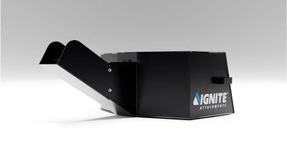 Ignite Attachments Concrete Chute Bucket | Width 50.5" | Capacity 2/3 yd | Hydraulic Flow Range 13–25 GPM | For Skid Steers