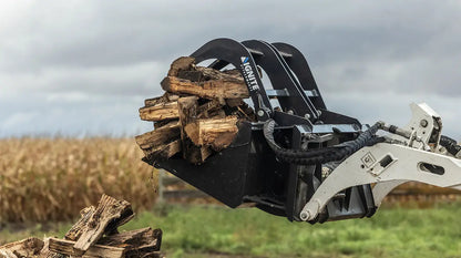 Ignite Attachments Mini Bucket Grapple | Width 36" | Hydraulic Horsepower 7–15 HP | Hydraulic Flow 5–15 GPM | For Mini Track Loaders