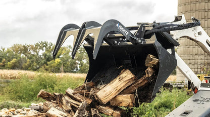 Ignite Attachments Mini Bucket Grapple | Width 36" | Hydraulic Horsepower 7–15 HP | Hydraulic Flow 5–15 GPM | For Mini Track Loaders