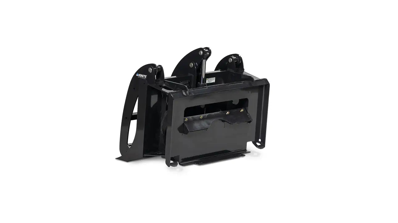 Ignite Attachments Mini Rake Grapple | Width 36" | Horsepower 20–30 HP | Hydraulic Flow 5–15 GPM | For Mini Track Loaders