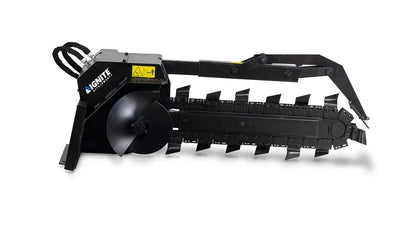 Ignite Attachments Mini Trencher | Depth 36" x Width 6" | Hydraulic Flow 8–15 GPM | Mini Skid Steers