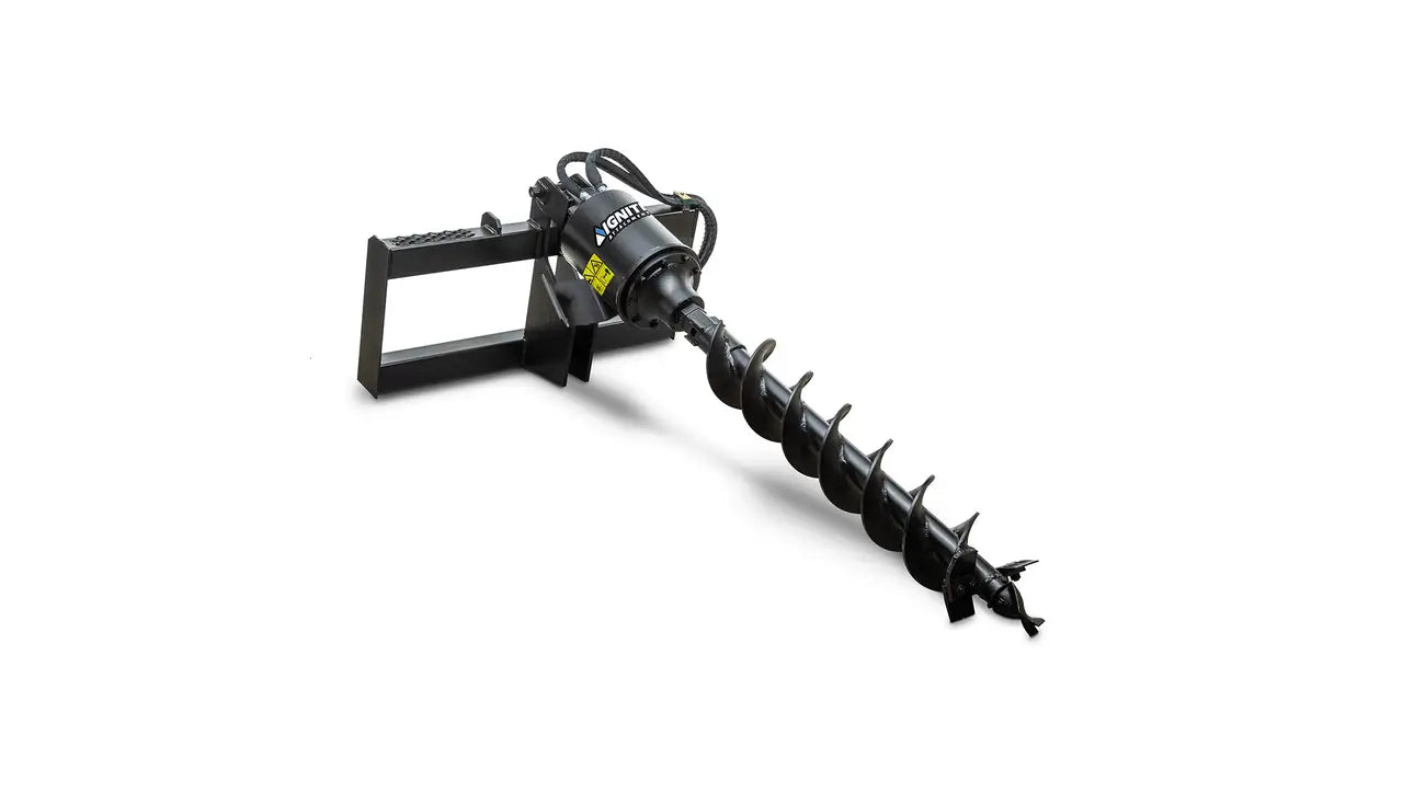 Ignite Attachments Direct-Drive Auger | Model 210PH | Overall Width 45" | Hydraulic Flow 15-30 GPM | For Skid Steers