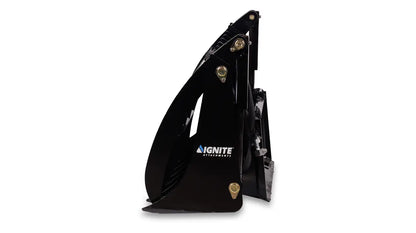 Ignite Attachments Rake Grapple | Working Width 66" | Overall Height 37.2" | Hydraulic Flow 12-16 GPM | For Skid Steers
