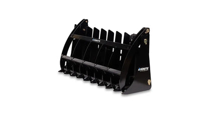Ignite Attachments Rake Grapple | Working Width 66" | Overall Height 37.2" | Hydraulic Flow 12-16 GPM | For Skid Steers