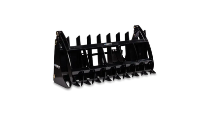 Ignite Attachments Rake Grapple | Working Width 66" | Overall Height 37.2" | Hydraulic Flow 12-16 GPM | For Skid Steers