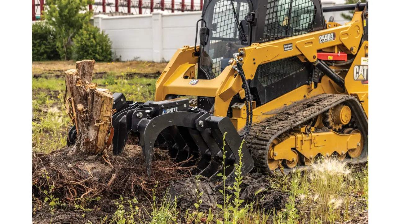 Ignite Attachments Root Grapple | Width 67.9" | Grapple Width 67.1" | Hydraulic Flow 15-25 GPM | For Skid Steers