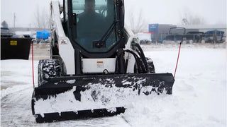 Ignite Attachments Snow Blade | Working Width 72" | Overall Length 29" | Hydraulic Flow Range 13-25 GPM | For Skid Steers