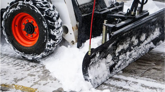 Ignite Attachments Snow Blade | Working Width 72" | Hydraulic Flow Range 13-25 GPM | For Skid Steers