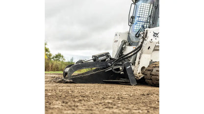 Ignite Attachments Stump Bucket | Width 46.6" | Overall Length 63.5" | Hydraulic Flow Range 12–22 GPM | For Skid Steers