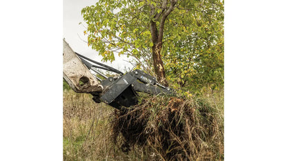 Ignite Attachments Stump Bucket | Width 46.6" | Overall Length 63.5" | Hydraulic Flow Range 12–22 GPM | For Skid Steers