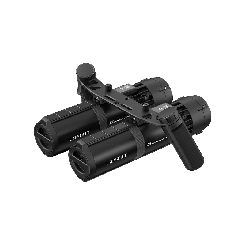Lefeet Underwater Scooter | Model P1 & P1 XR Dual Unit | Width 12.40–15.79" | 18–26 kgf Thrust | For Scuba & SUP
