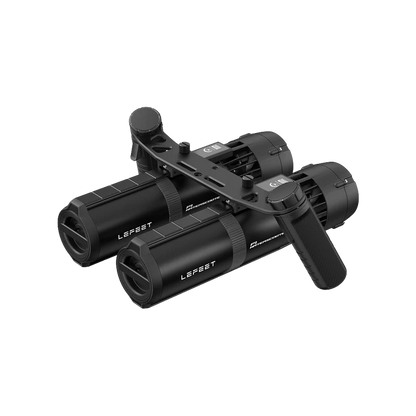 Lefeet Underwater Scooter | Model P1 & P1 XR Dual Unit | Width 12.40–15.79" | 18–26 kgf Thrust | For Scuba & SUP