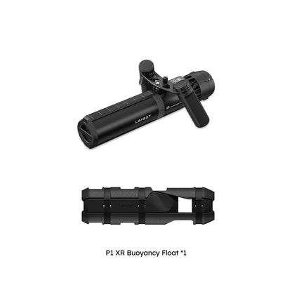 Lefeet Underwater Scooter | Model P1 Standard & P1 XR | Length 9.72"–15.79" | Width 12.40" | Height 5.12" | 9 & 13 kgf Thrust | 60m Depth | 60–90 Min Runtime | For Scuba, Freediving & SUP