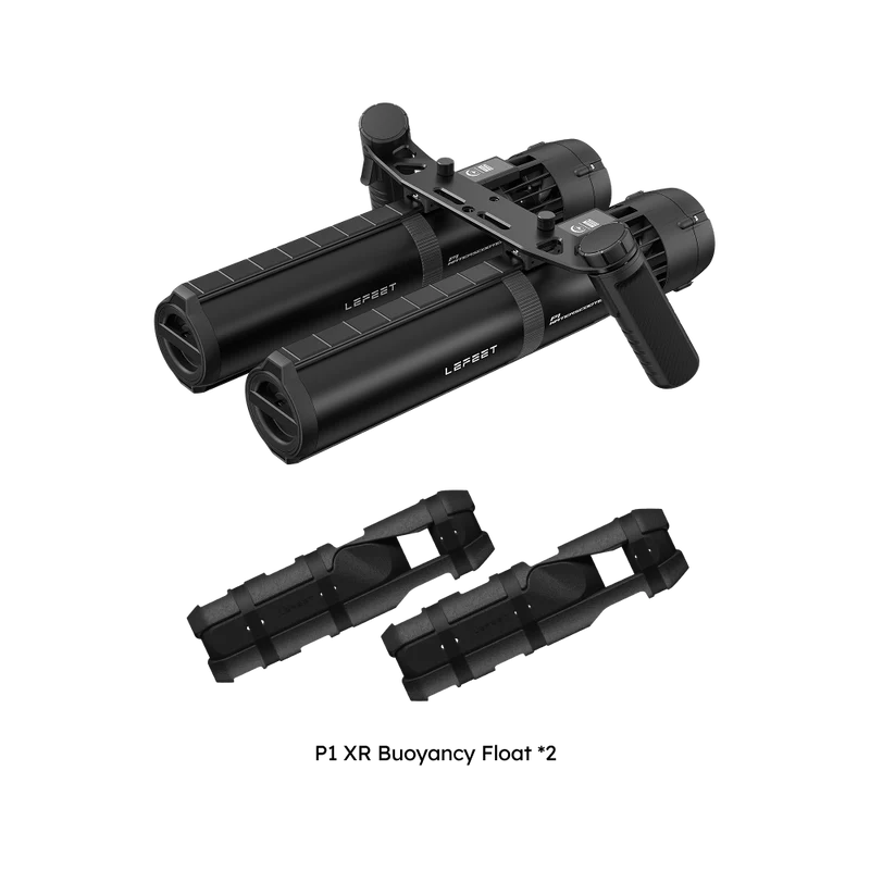 Lefeet Underwater Scooter | Model P1 & P1 XR Dual Unit | Width 12.40–15.79" | 18–26 kgf Thrust | For Scuba & SUP