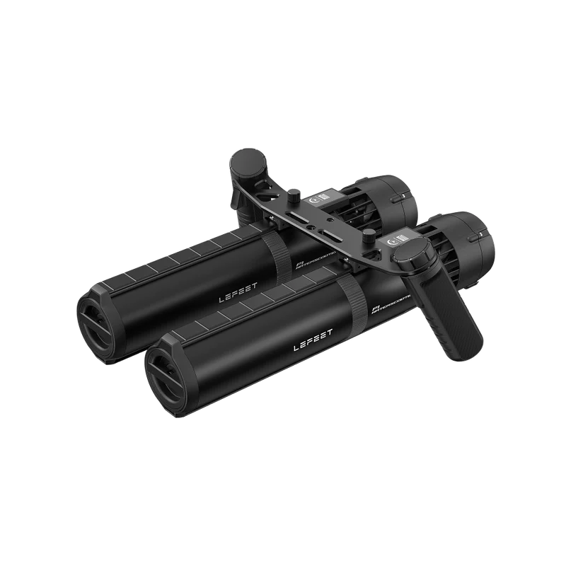 Lefeet Underwater Scooter | Model P1 & P1 XR Dual Unit | Width 12.40–15.79" | 18–26 kgf Thrust | For Scuba & SUP