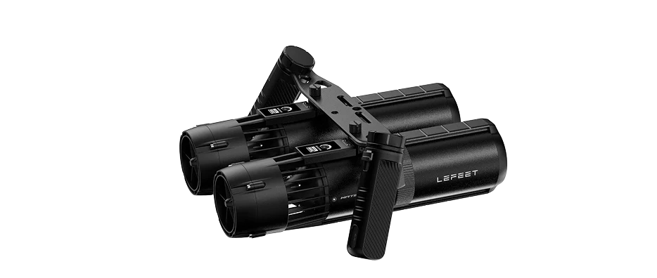 Lefeet Underwater Scooter | Model P1 & P1 XR Dual Unit | Width 12.40–15.79" | 18–26 kgf Thrust | For Scuba & SUP