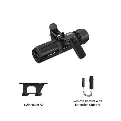 Lefeet Underwater Scooter | Model P1 Standard & P1 XR | Length 9.72"–15.79" | Width 12.40" | Height 5.12" | 9 & 13 kgf Thrust | 60m Depth | 60–90 Min Runtime | For Scuba, Freediving & SUP