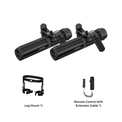 Lefeet Underwater Scooter | Model P1 Standard & P1 XR | Length 9.72"–15.79" | Width 12.40" | Height 5.12" | 9 & 13 kgf Thrust | 60m Depth | 60–90 Min Runtime | For Scuba, Freediving & SUP
