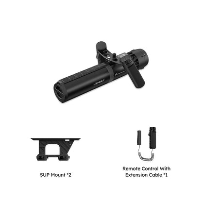 Lefeet Underwater Scooter | Model P1 Standard & P1 XR | Length 9.72"–15.79" | Width 12.40" | Height 5.12" | 9 & 13 kgf Thrust | 60m Depth | 60–90 Min Runtime | For Scuba, Freediving & SUP