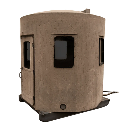 Bank Outdoors Stump 4 Scout Phantom Blind | Model ST4SCTPH | Diameter 77" | 29.39 sq ft Interior | For Universal Bow–Gun–Crossbow Hunting Blind