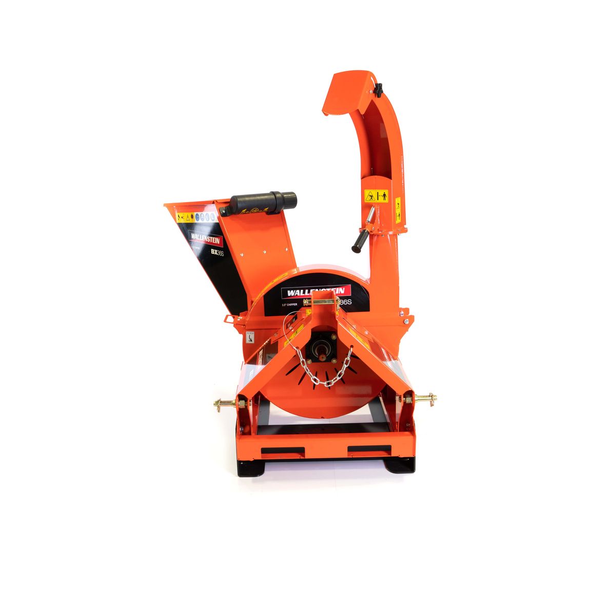 Wallenstein 3PT Hitch Wood Chipper | Model BX Series | Engine Horsepower 12-120 HP | Rated RPM 540 - 1000 | For Tractors