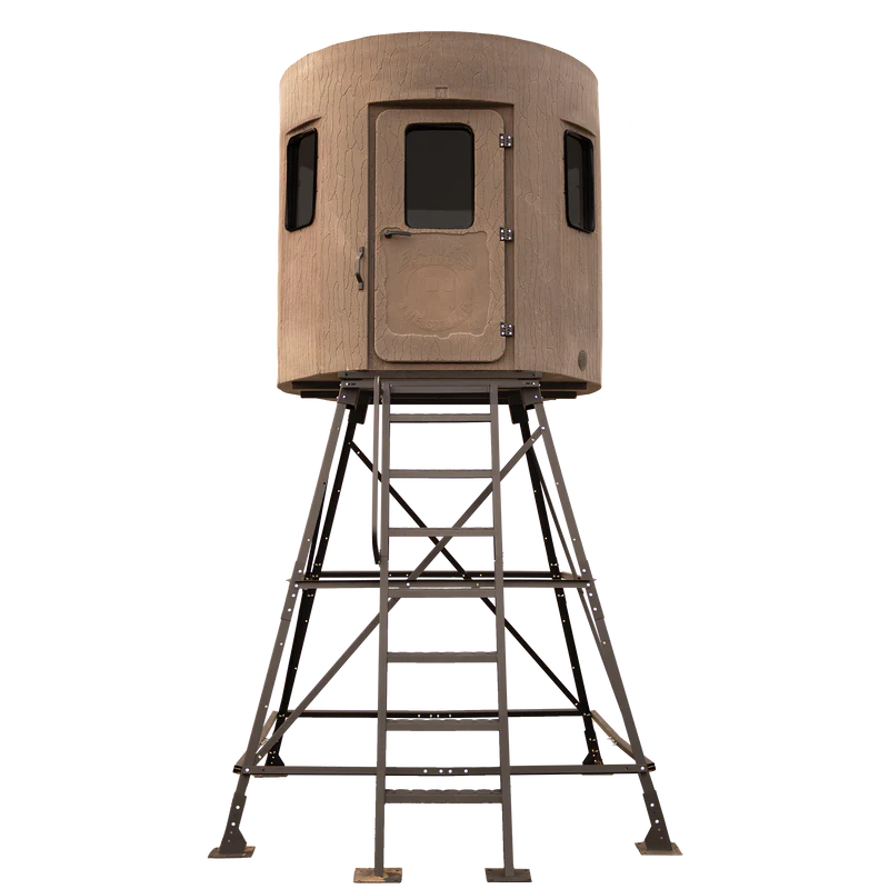 Bank Outdoors Stump 4 Phantom Blind | Model ST4PH | Diameter 77" | 360° Archery & Gun Hunting | For Universal Ground & Elevated Setup