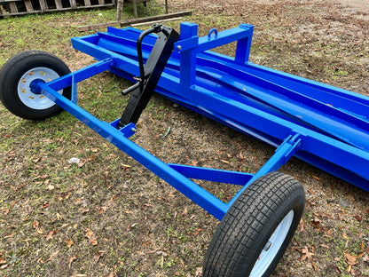 8 Foot Roller Crimper 3 Point - Pull Type Dry/Wet for Food Plots